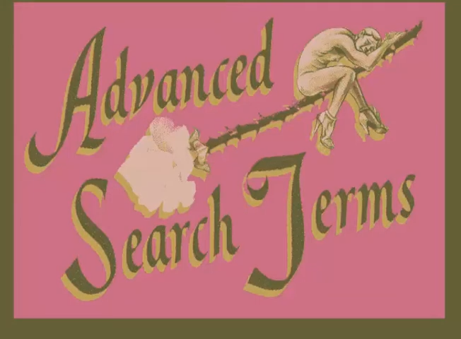 Advanced Search Terms screenshot